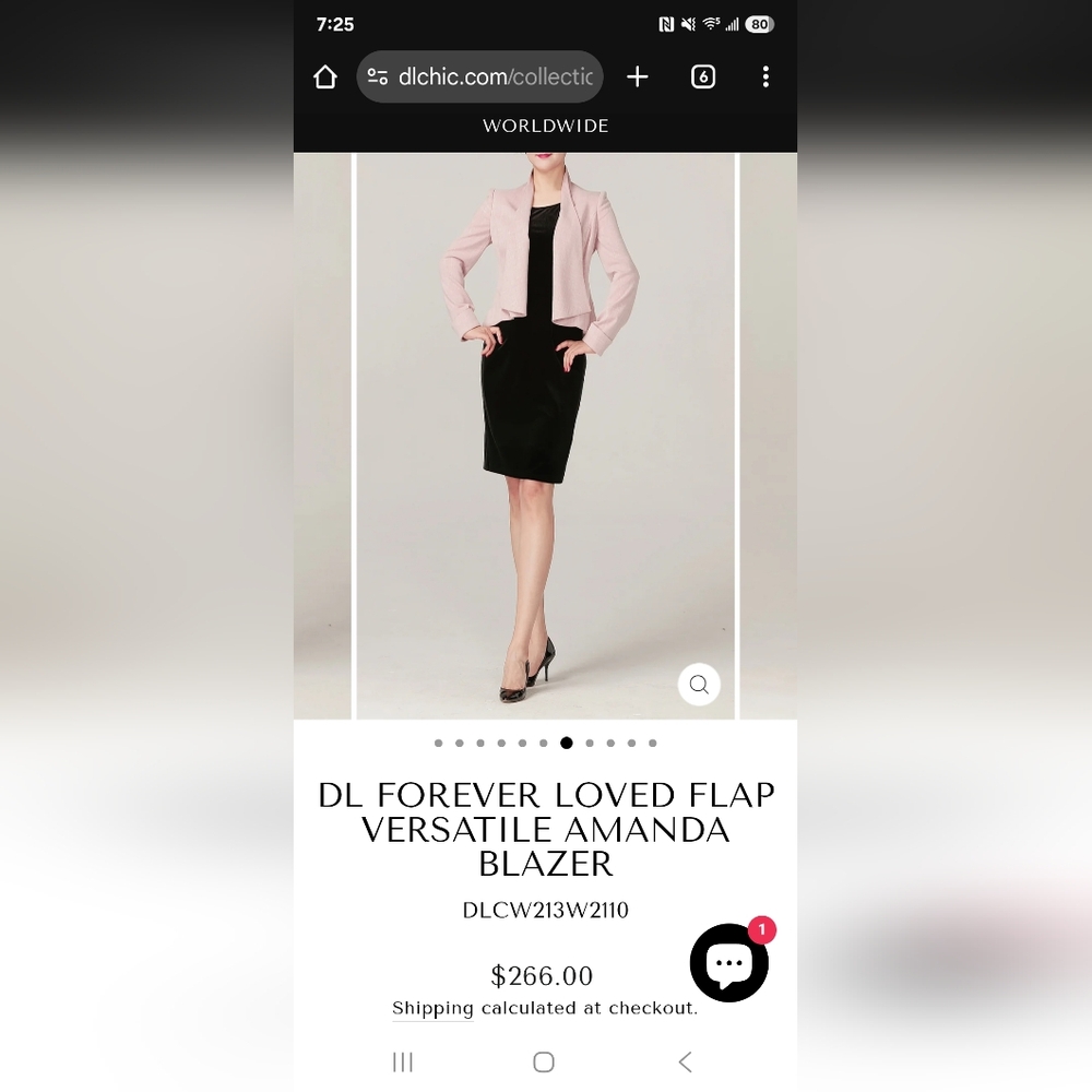 DL Forever Loved Flap Versatile Amanda Blazer